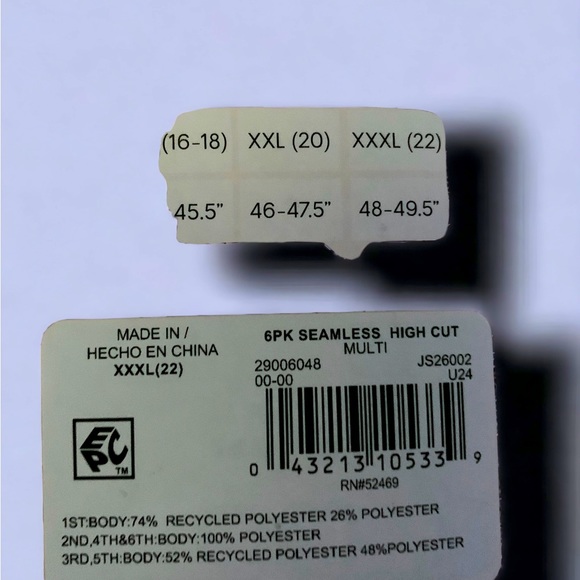 ❤️NWT UNOPENED BOXES-JOYSPUN (6) PAIRS OF UNDERWEAR VARIOUS SIZES! SEE BELOW!❤️ - Picture 8 of 13